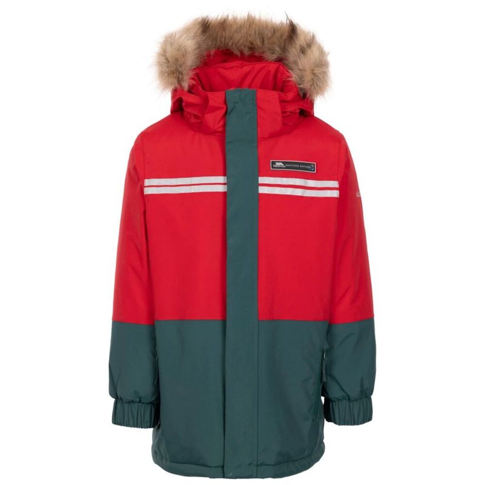 Trespass Childrens/Kids Laytone Raincoat / Red